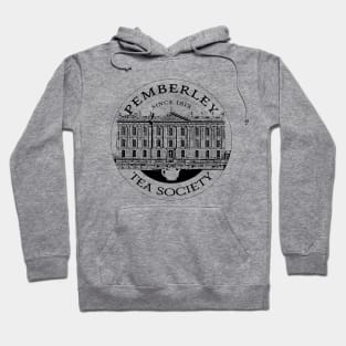 Pemberley Tea Society Since 1813 - Pride and Prejudice BLACK Hoodie